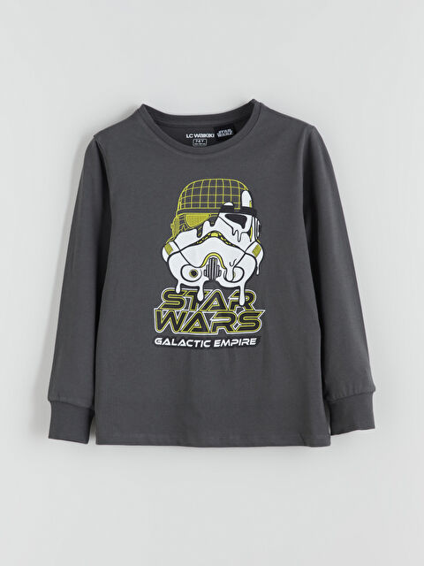 LCW Kids Star Wars Baskılı Erkek Çocuk Pijama Üst - W59940Z4-HKT