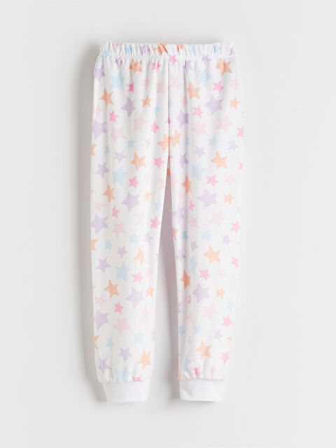 LCW Kids Yıldız Desenli Kız Çocuk Jogger Pijama Altı - W5AA24Z1-LU7