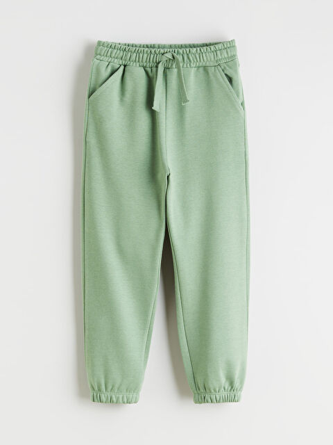 LCW Kids Beli Lastikli Erkek Çocuk Jogger  Eşofman Altı - W5AB42Z1-GRW