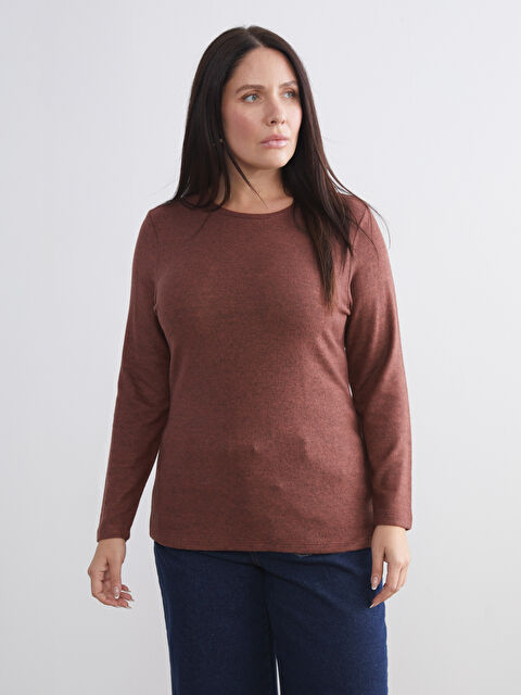LCWAIKIKI Basic Crew Neck Women's Body - W5AE51Z8-LBN