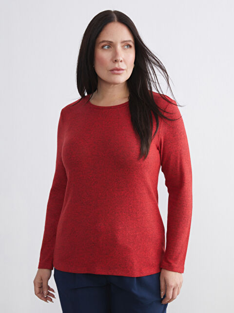 LCWAIKIKI Basic Әйелдерге арналған дөңгелек жағалы боди - W5AE51Z8-LCU