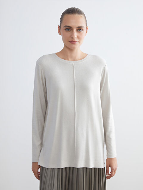 LCWAIKIKI Classic Crew Neck Women's T-Shirt - W5AG59Z8-L8P