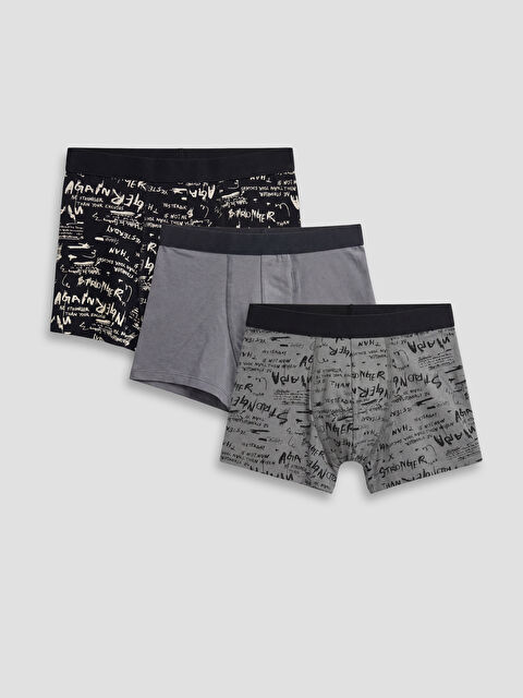 LC WAIKIKI سروال بوكسر عادي للرجال - عبوة من 3 قطع