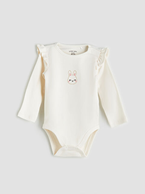 LCW baby Tavşan Baskılı Kız Bebek Çıtçıtlı Body

 - W5AH46Z1-YG7