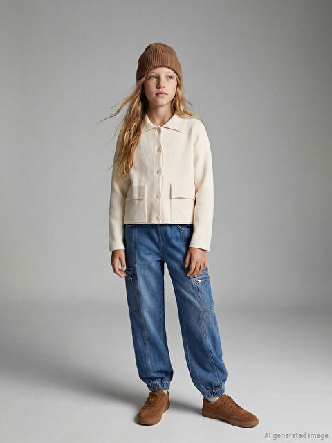 LCW Kids Jean BLEU Fille - W5AL11Z4-SHK