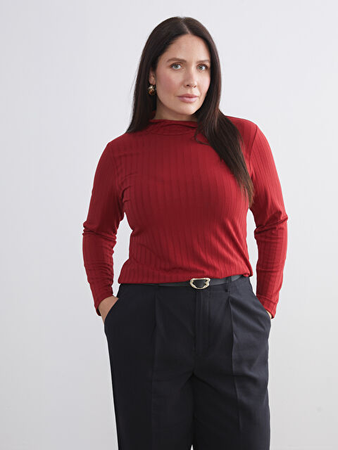 LCWAIKIKI Basic Dik Yaka Kadın Body