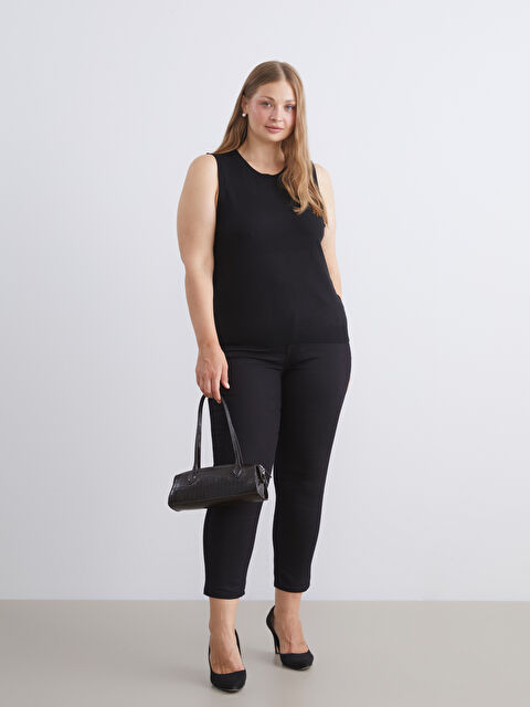 LCW Comfort Bisiklet Yaka Kadın Triko Süveter - W5BF33Z8-RQN