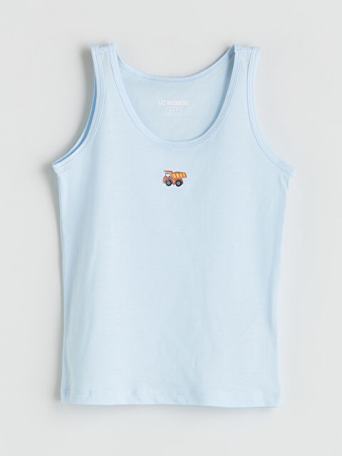 LCW Kids Baskılı Erkek Çocuk Atlet - W5BK62Z1-QXE