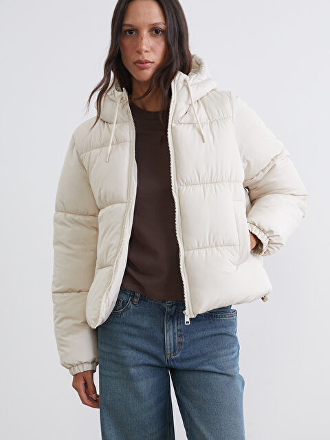 LCW Vision კაპიუშონიანი ქალებისთვის დუტის ქურთუკი - W5BK88Z8-SB4