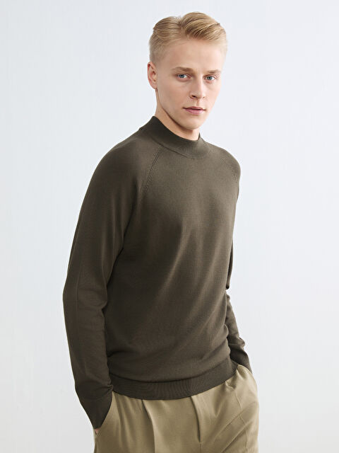 LCW Vision چاکەتی نیوە فیشەرمان ڕیبەد تریکۆ بۆ پیاوان