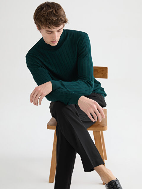 SOUTHBLUE Half Turtleneck Men's Knitwear Sweater - W5BY52Z8-R4Y