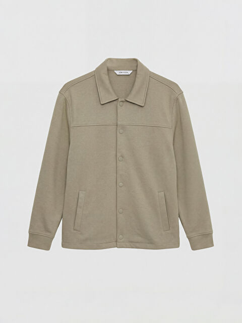 LCW Vision قميص خارجي اخضر رجال