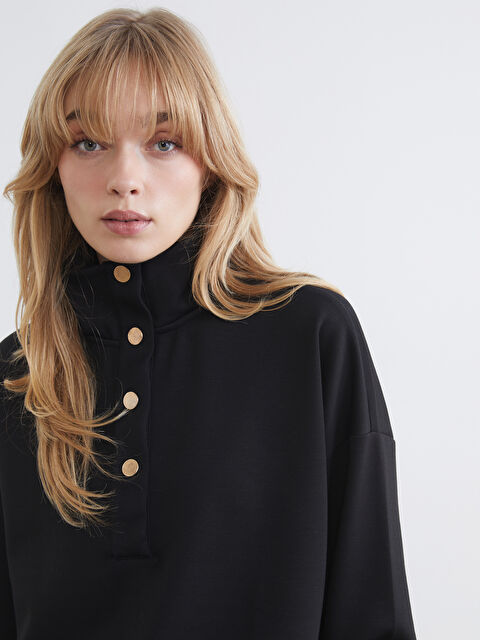 LCW Vision قميص رياضي اسود نساء - W5CL17Z8-CVL