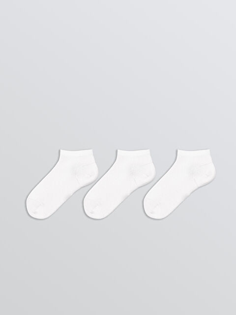 LCW ECO Basic Erkek Çocuk Patik Çorap 3'lü - W5CP72Z4-J5E