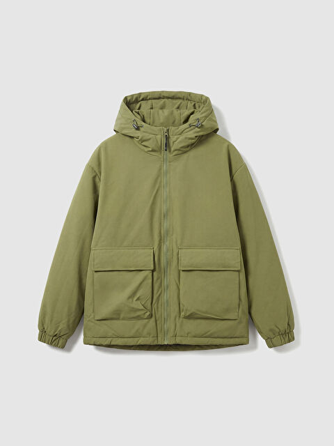 LCW ECO Man GREEN Puffer Coat - W5CP99Z8-CS4