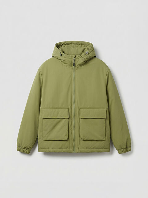 LCW ECO Мъжко подплатено яке с качулка в свободна кройка - W5CP99Z8-CS4