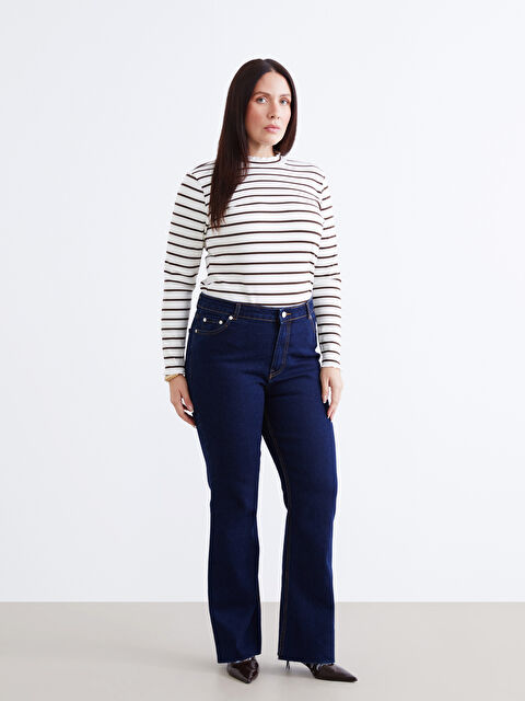 LCW Modest Flare Kadın Jean Pantolon - W5CQ52Z8-309