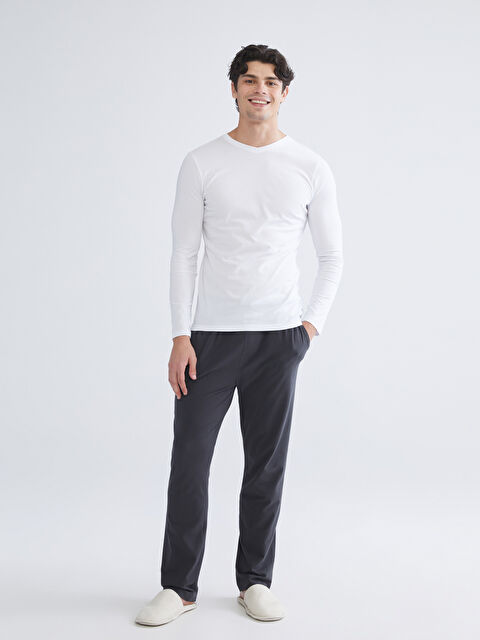 LC WAIKIKI Standart Kalıp Polar Erkek Pijama Altı - W5CR00Z8-LRJ