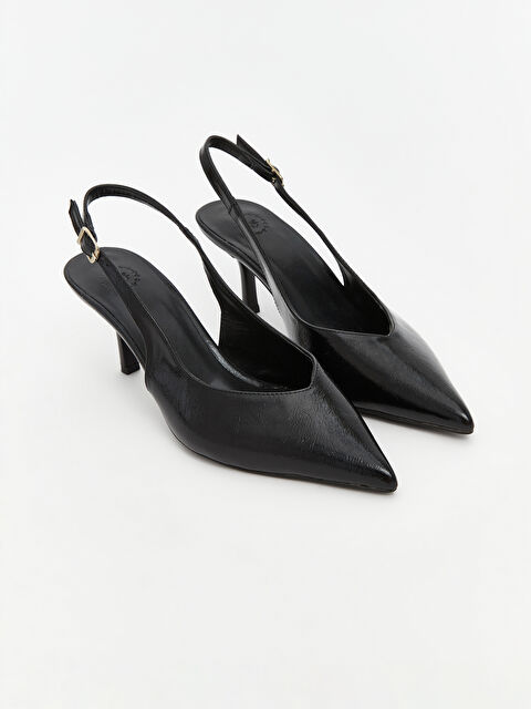 LCW STEPS Deri Görünümlü Kadın Topuklu Ayakkabı - W5CS95Z8-HUC