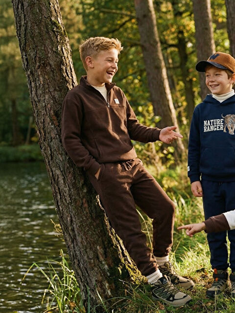 LCW Kids Beli Lastikli Polar Erkek Çocuk Jogger Eşofman Altı - W5CU83Z4-HDB