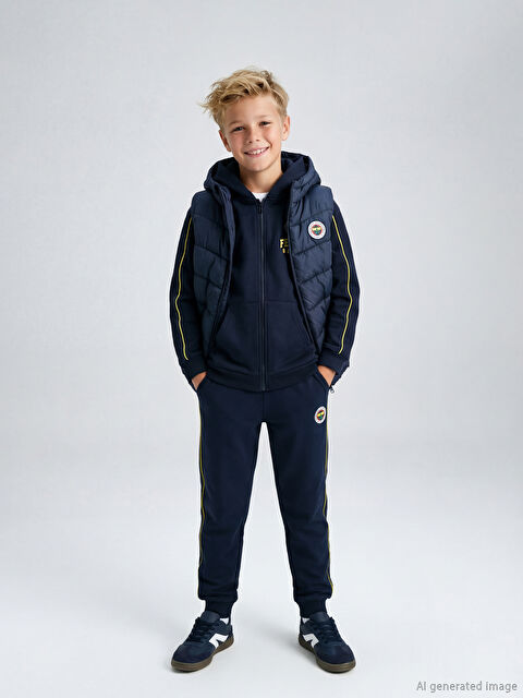 LCW Kids Fenerbahçe Nakışlı Erkek Çocuk Eşofman Altı - W5DC86Z4-YGH