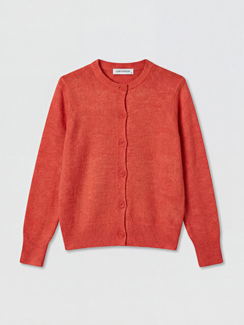 LCW EVERYDAY سترة من صوف أحمر نساء - W5DD44Z8-DAX