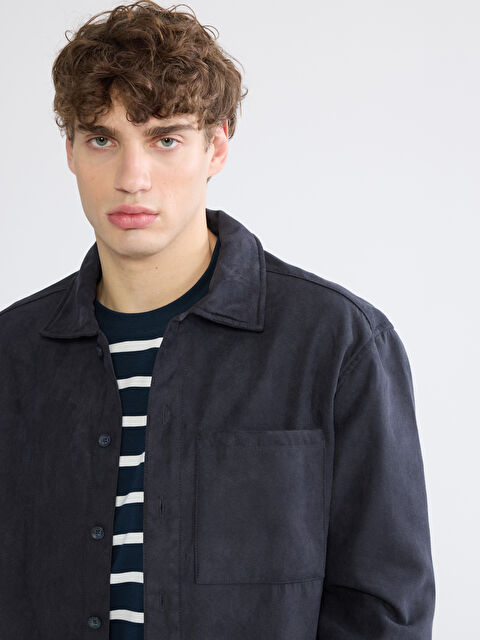 XSIDE Rahat Kalıp Erkek Gömlek Ceket - W5DE56Z8-SEH