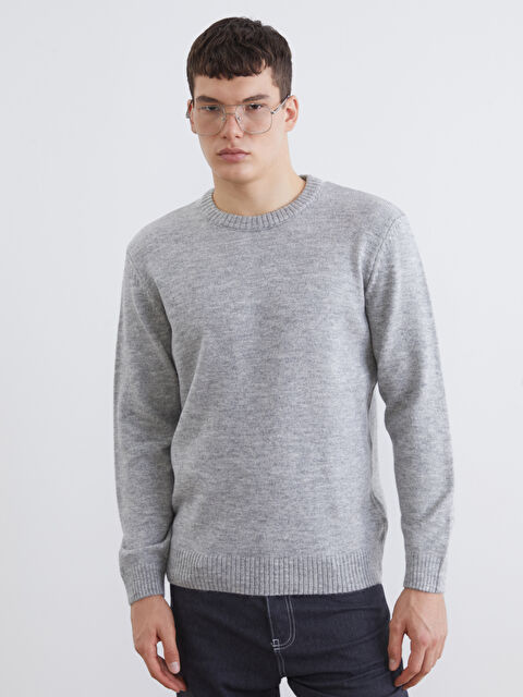 XSIDE Bisiklet Yaka Erkek Triko Kazak - W5DI13Z8-HZX