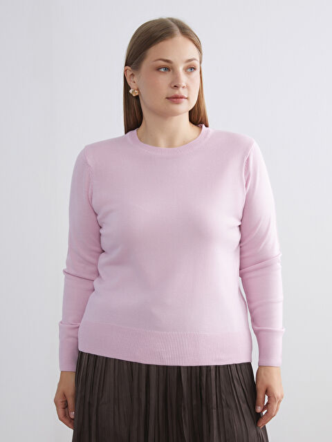 LCW Comfort Bisiklet Yaka Kadın Triko Kazak - W5DJ07Z8-MCU