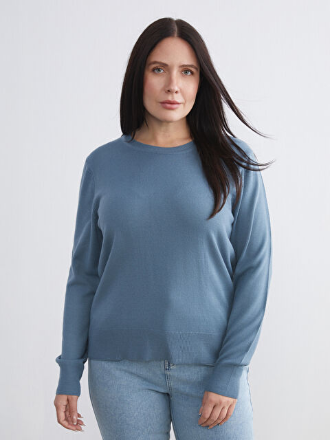 LCW Comfort Bisiklet Yaka Kadın Triko Kazak - W5DJ07Z8-VX7