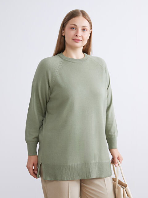 LCW Modest Bisiklet Yaka Kadın Triko Kazak