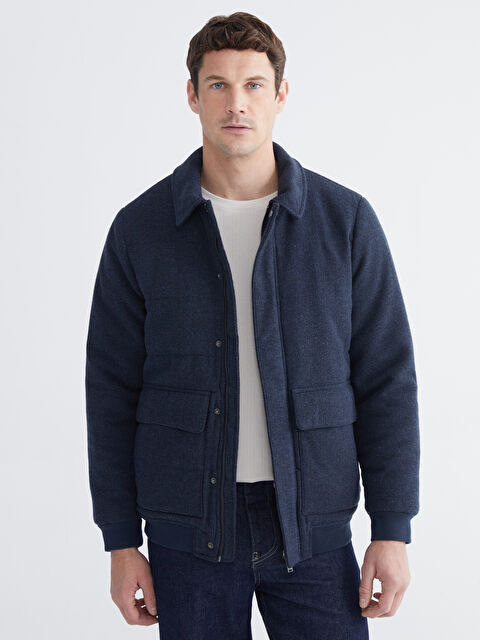 LCWAIKIKI Classic Мужчины Синий Пальто - W5DL24Z8-RFD