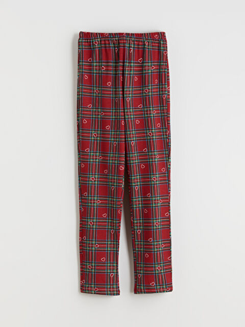 LCW Kids Beli Lastikli Ekose Kız Çocuk Pijama Alt - W5DP03Z4-LTQ