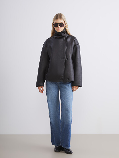 Women Faux Leather Coat Prices and Models | LCW