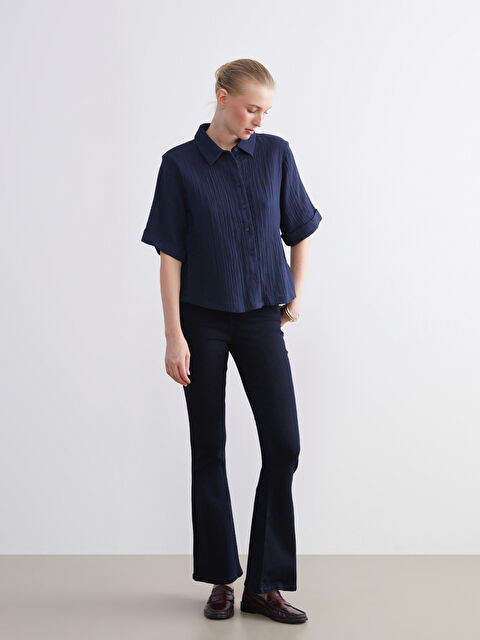 LCW Jeans Flare Kadın Jean Pantolon - W5DS51Z8-KM0