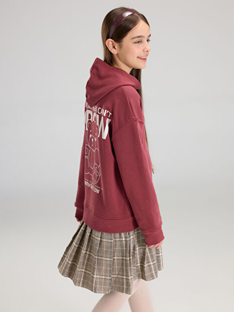 LCW Kids Kapüşonlu Kız Çocuk Elbise - W5DU22Z4-H6G