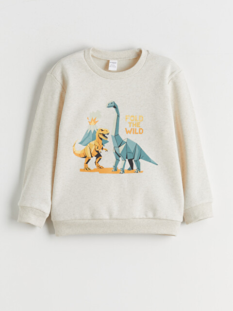 LCW Kids Dinosaur Printed Boys' Sweatshirt 2 Pack - W5EA73Z1-HKU