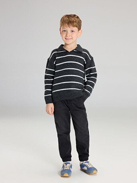 LCW Kids Beli Lastikli Erkek Çocuk Jogger Jean Pantolon - W5EE10Z1-326