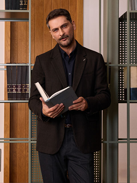 LC WAIKIKI Standart Kalıp Erkek Blazer Ceket - W5EF10Z8-YD6