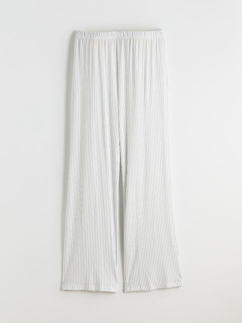 LCW DREAM Beli Lastikli Çizgili Kadın Pijama Altı - W5EF18Z8-LEN