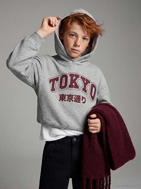 LCW Kids Hooded Boys' Sweatshirt - W5EI70Z4-DD0
