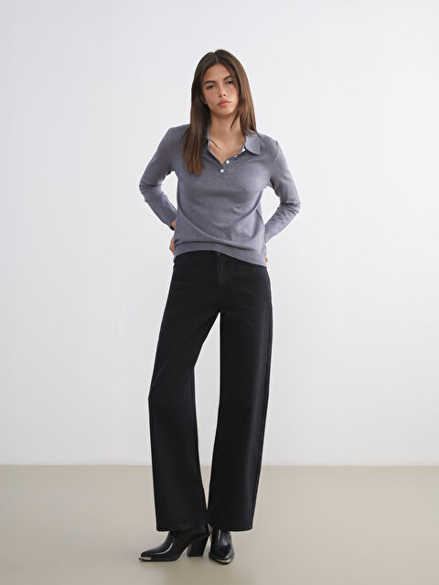 LCW Jeans Wideleg Kadın Jean Pantolon - W5EO45Z8-327