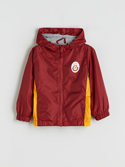 LCW Kids Kapüşonlu Galatasaray Baskılı Erkek Çocuk Yağmurluk - W5EO69Z1-VAD