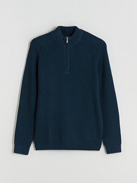 LCW Vision Standard Fit Stand Collar Men's Sweater - W5EP50Z8-YH7