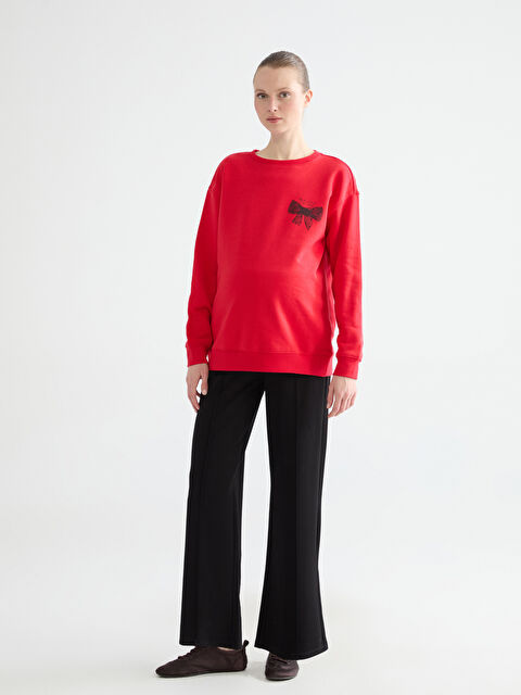 LCWAIKIKI Maternity Woman BLACK Sweatpants - W5ET66Z8-CVL