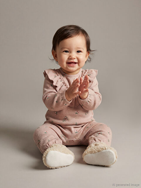 LCW baby Fırfır Detaylı Kız Bebek Tulum - W5FA72Z1-LQX