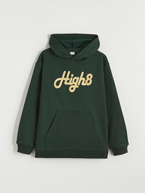 LCW Kids Kapüşonlu Erkek Çocuk Kalın Sweatshirt - W5FD75Z4-HHQ