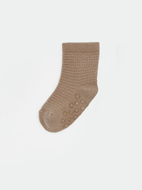 LCW baby Kaydırmaz Tabanlı Erkek Bebek Soket Çorap - W5FH33Z1-GE2