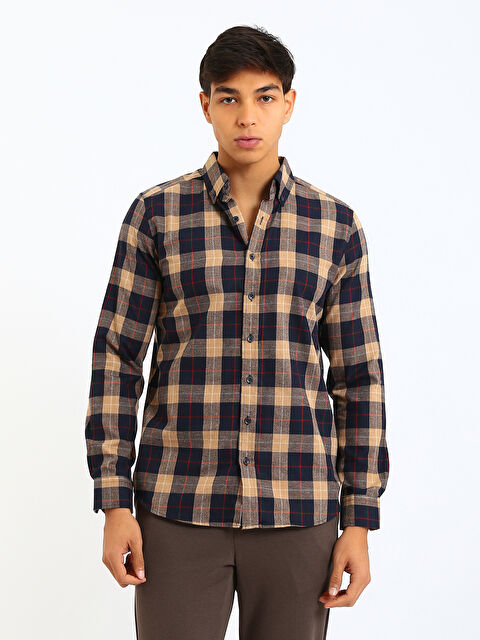 LCWAIKIKI Classic Muškarac TAMNO PLAVA Košulja - W5FI64Z8-LN6