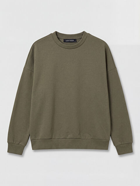 LCW Vision Crew Neck Oversize Women's Sweatshirt - W5FL98Z8-R37